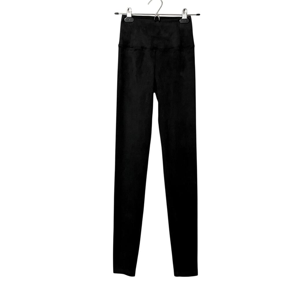 Wilfred Free Aritzia Black High Rise Faux Suede Leggings Womens XS Casual Pants